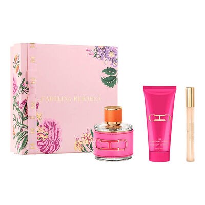 Kit Coffret Carolina Herrera Insignia Leather Feminino Eau de Parfum