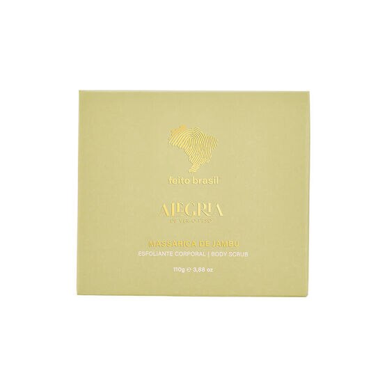 Esfoliante Corporal Feito Brasil Alegria de Ver o Peso Massarica de Jambu