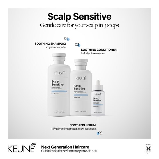 S&eacute;rum para Couro Cabeludo Sens&iacute;vel Keune Care Scalp Sensitive