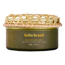 Esfoliante Corporal Feito Brasil Alegria de Ver o Peso Massarica de Jambu
