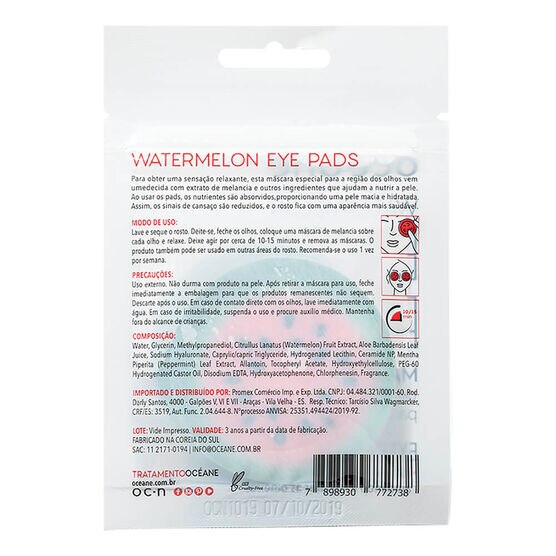 OCEANE     EYE PADS      MASK 1PC