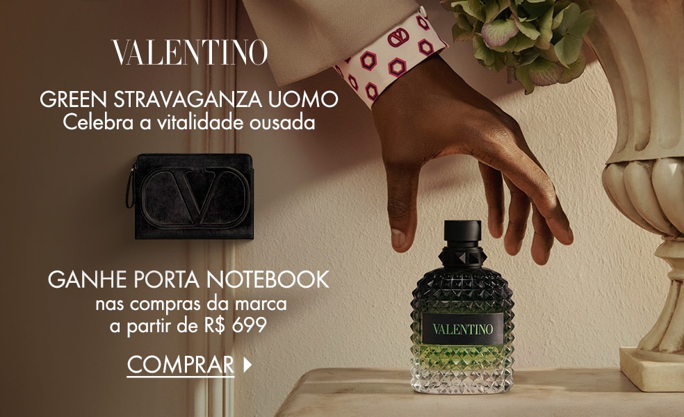 Valentino | Ganhe porta notebook nas compras da marca a partir de R$ 699